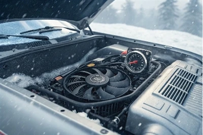 Prečo sa môj ventilátor radiátora rozsvieti, keď je motor zima?